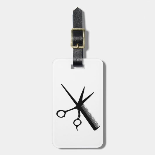 Ontwerp van schoonheidsspecialist bagagelabel (Voorkant verticaal)