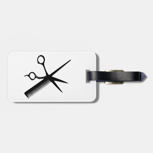 Ontwerp van schoonheidsspecialist bagagelabel (Achterkant horizontaal)