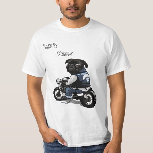 Ontwerp van Shirt voor Dog Motorcycle (Voorkant)