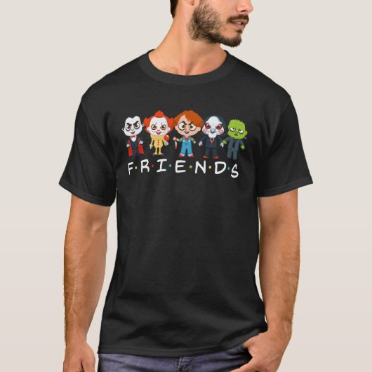 Ontwerp van Shirt voor Halloween Friends (Voorkant)