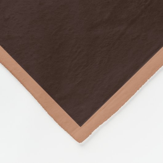 Ontwerp van Sienna & Brown Modern Pattern Personal Fleece Deken (Hoek)