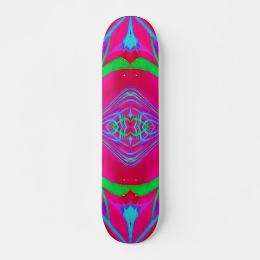 Ontwerp van skateboard: Scan Weed.Quad.Red.165 Skateboard (Voorkant)