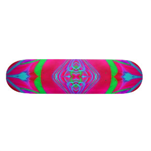 Ontwerp van skateboard: Scan Weed.Quad.Red.165 Skateboard