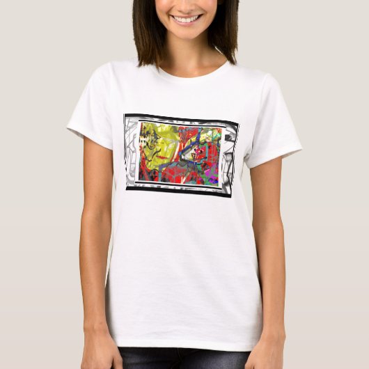 ONTWERP VAN SKATERGYRL T-SHIRT (Voorkant)