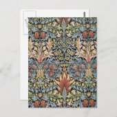 Ontwerp van Snakeshead door William Morris Briefkaart (Voorkant / Achterkant)
