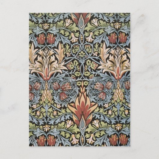 Ontwerp van Snakeshead door William Morris Briefkaart (Voorkant)