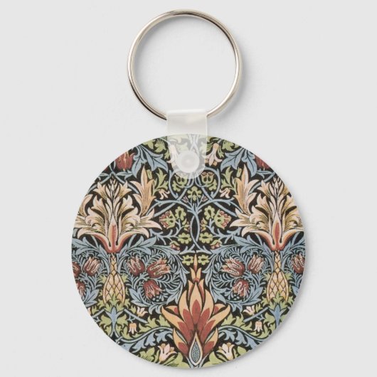 Ontwerp van Snakeshead door William Morris Sleutelhanger (Voorkant)
