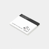 Ontwerp van snelle voetganger post-it® notes (Schuin)