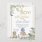 Ontwerp van speelgoed robot en Teddy-beer Kaart (Voorkant)