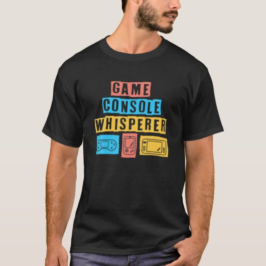 Ontwerp van spelconsoleswitter-controller t-shirt (Voorkant)