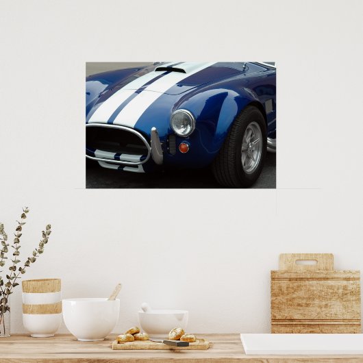 ontwerp van sportwagen poster (Keuken)