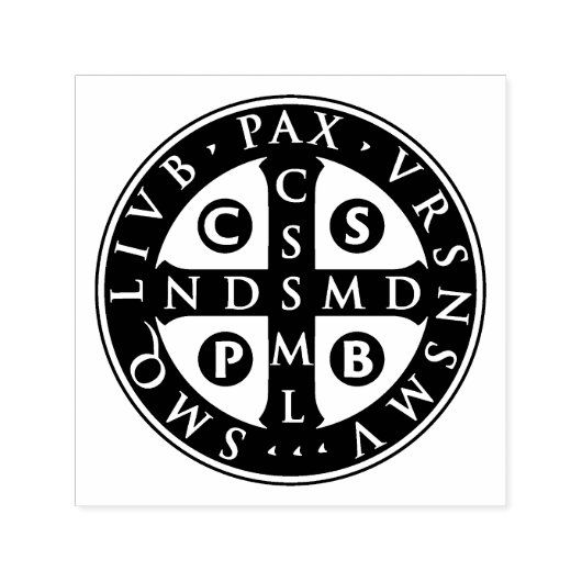 Ontwerp van St. Benedict-medaille Zelfinktende Stempel (Design)