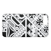 Ontwerp van stammentattoo in de stijl van de Marqu Case-Mate iPhone Case (Achterkant (Horizontaal))