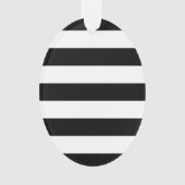 Ontwerp van standaard zwarte en witte strepen ornament (voorkant)