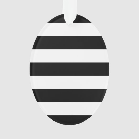 Ontwerp van standaard zwarte en witte strepen ornament (achterkant)