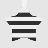 Ontwerp van standaard zwarte en witte strepen ornament (achterkant)