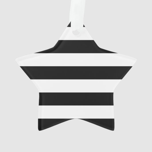 Ontwerp van standaard zwarte en witte strepen ornament (achterkant)