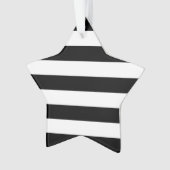 Ontwerp van standaard zwarte en witte strepen ornament (voorkant)