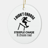 ontwerp van steepeljager keramisch ornament (Links)