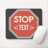 Ontwerp van STOP-teken aanpassen,<TEXT> Muismat (Met muis)