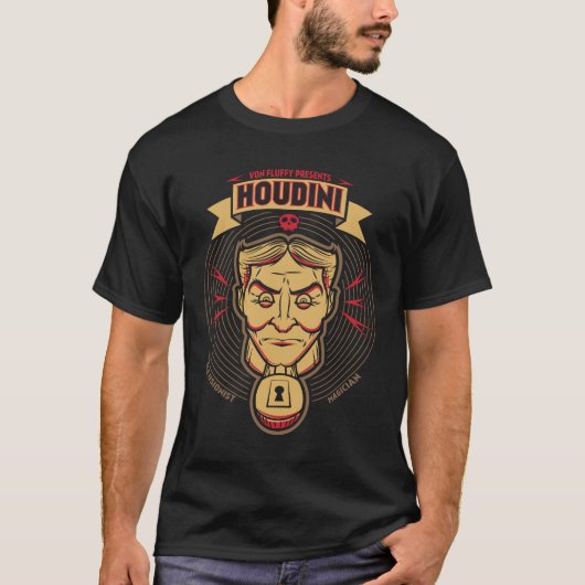 Ontwerp van T-shirt Houdini (Voorkant)