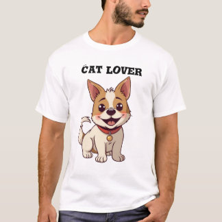 Ontwerp van T-shirt met kattenklep