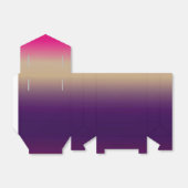 Ontwerp van tan op druivenmobre bedankdoosjes (Uitgevouwen)