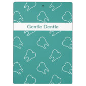 Ontwerp van tandheelkundig kantoor klembord (Achterkant)