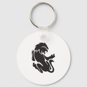 Ontwerp van Tattoo met tribale leien Sleutelhanger