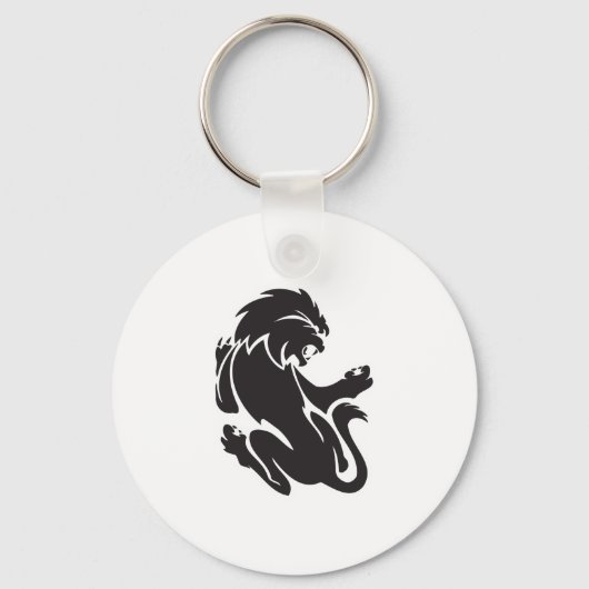 Ontwerp van Tattoo met tribale leien Sleutelhanger (Voorkant)