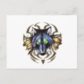 Ontwerp van tattoo van stamhout briefkaart (Voorkant)