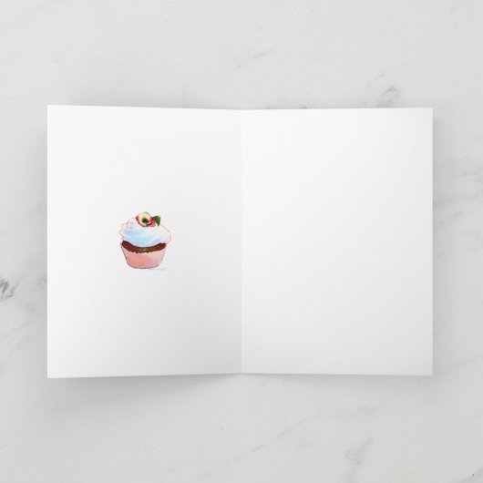 Ontwerp van Tea Party Cupcake Aankondiging (Binnen)