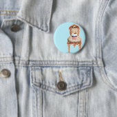 Ontwerp van Tea Party Cupcake Ronde Button 5,7 Cm (In situ)