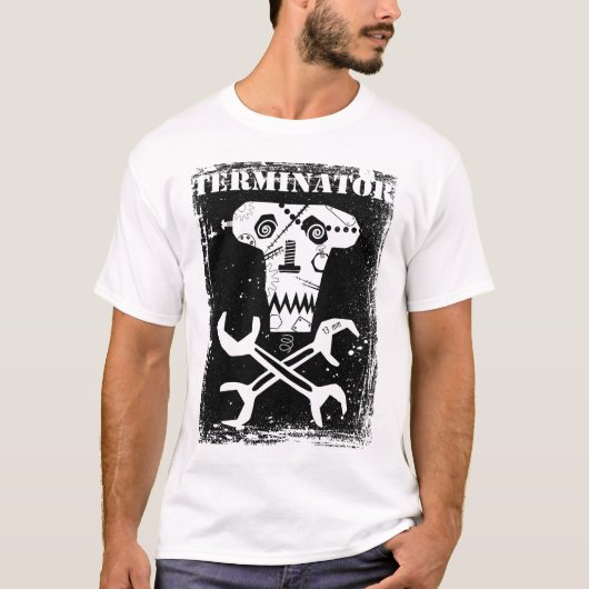 ontwerp van terminatorvaardigheden t-shirt (Voorkant)