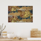 Ontwerp van textiel door Christopher Dresser Poster (Keuken)