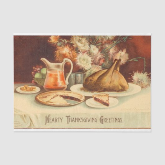  ontwerp van Thanksgiving uit de Mix-reeks 8 Tissuepapier (Voorkant)