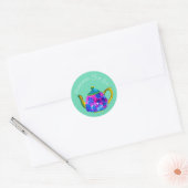 Ontwerp van theapot-homeware Cadeaus voor zakelijk Ronde Sticker (Envelop)