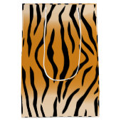 Ontwerp van tijger Stripes Medium Cadeauzakje (Achterkant)