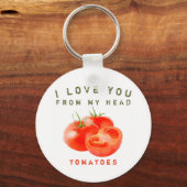 Ontwerp van tomatentekst - sleutelhanger (Voorkant)