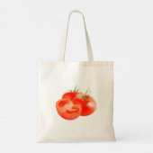 Ontwerp van  tomatentekst -  tote bag (Achterkant)
