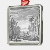 Ontwerp van Torelli voor 'Andromede' Metalen Ornament (Links)