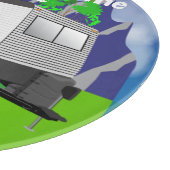 Ontwerp van trappendienst met afstandsbediening snijplank (Hoek)