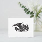 ontwerp van tribale gargoyle briefkaart (Staand voorkant)