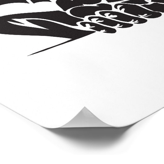 ontwerp van tribale gargoyle poster (Hoek)