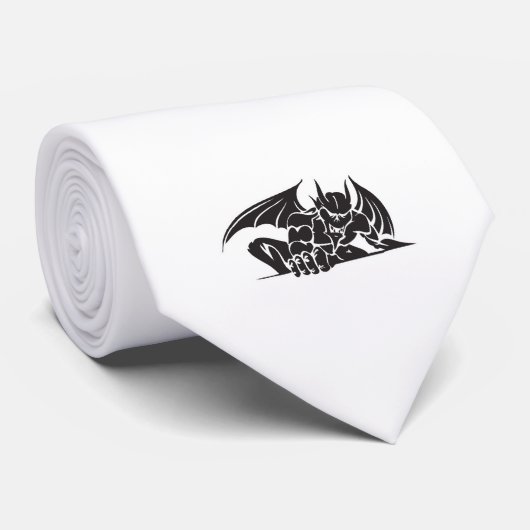 ontwerp van tribale gargoyle stropdas (Opgerold)