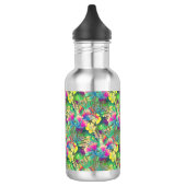 Ontwerp van Tropische bloemen Waterfles (Links)