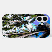 Ontwerp van tropische palmbomen Case-Mate iPhone case (Achterkant (horizontaal))