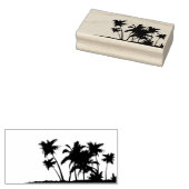Ontwerp van tropische palmbomen rubberstempel (Gestempeld)