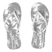 Ontwerp van tropische palmbomen teenslippers (Voetbed)