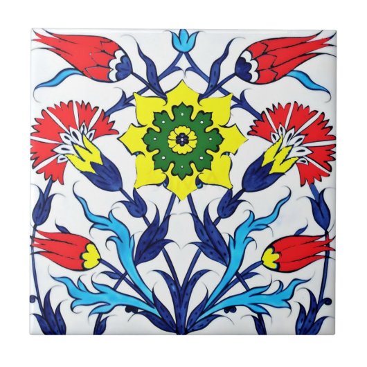 ontwerp van tulip fanart tegels tegeltje (Voorkant)